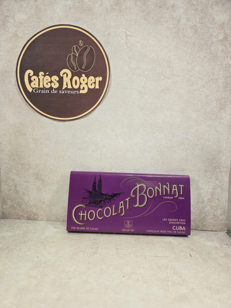 Tablette de chocolat noir Cuba BONNAT - Vins Rouges Harmonieux pour Chaque Occasion - Chocolat noir