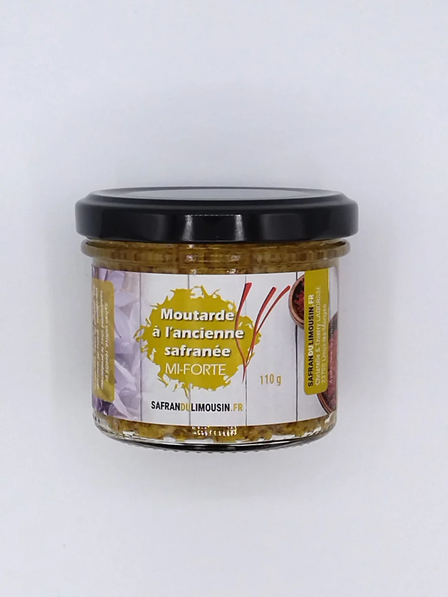 Moutarde à l’ancienne safranée mi-forte 110g - Saldi Straordinari – Offerte Speciali Disponibili Adesso