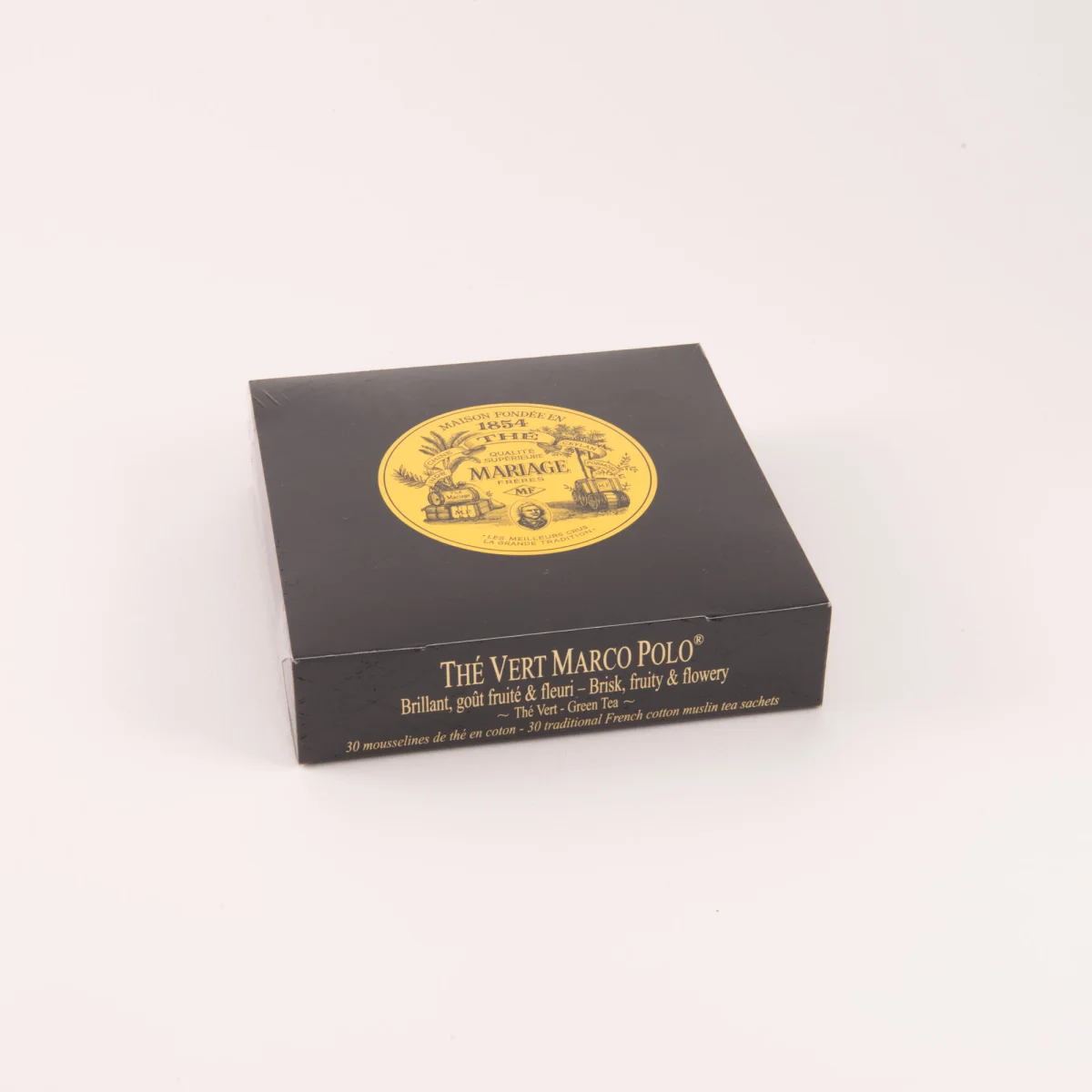 Thé vert Marco Polo – 30 mousselines 75 g - Vins Rouges Harmonieux pour Chaque Occasion
