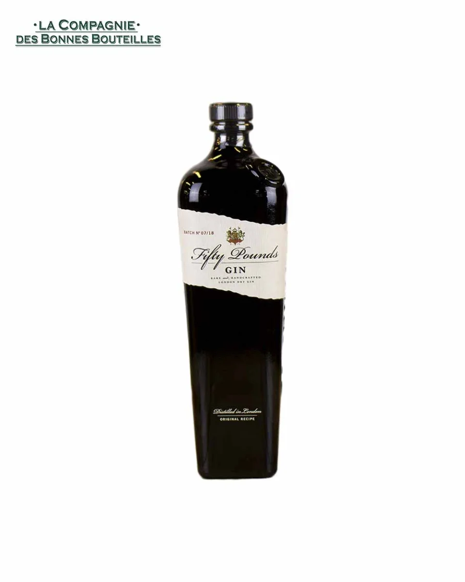 London Dry Gin Fifty Pounds 70 cl - Vins Rouges Harmonieux pour Chaque Occasion