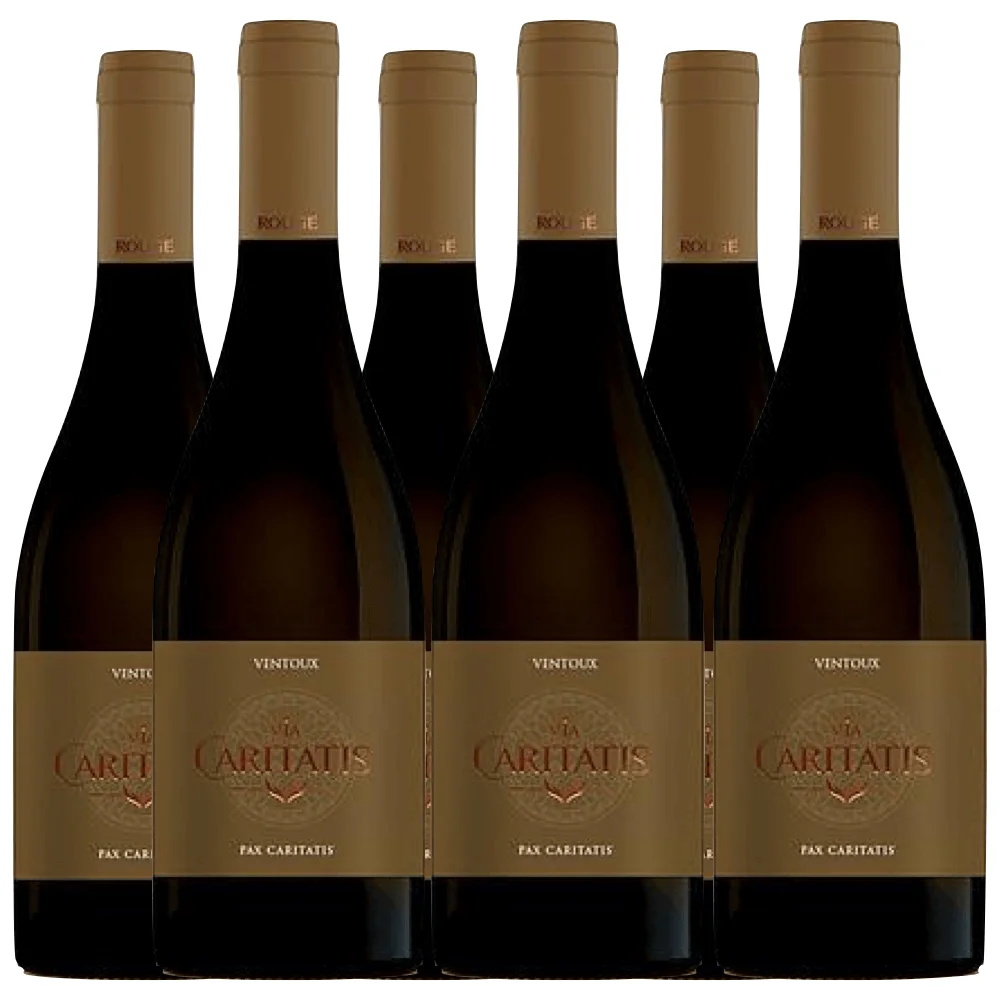 Vin rouge « Pax » (Via Caritatis) 2023 – Abbaye Sainte-Madeleine du Barroux – x6 - Vins Rouges Harmonieux pour Chaque Occasion - {'count': 2, 'name': 'blanc/'}