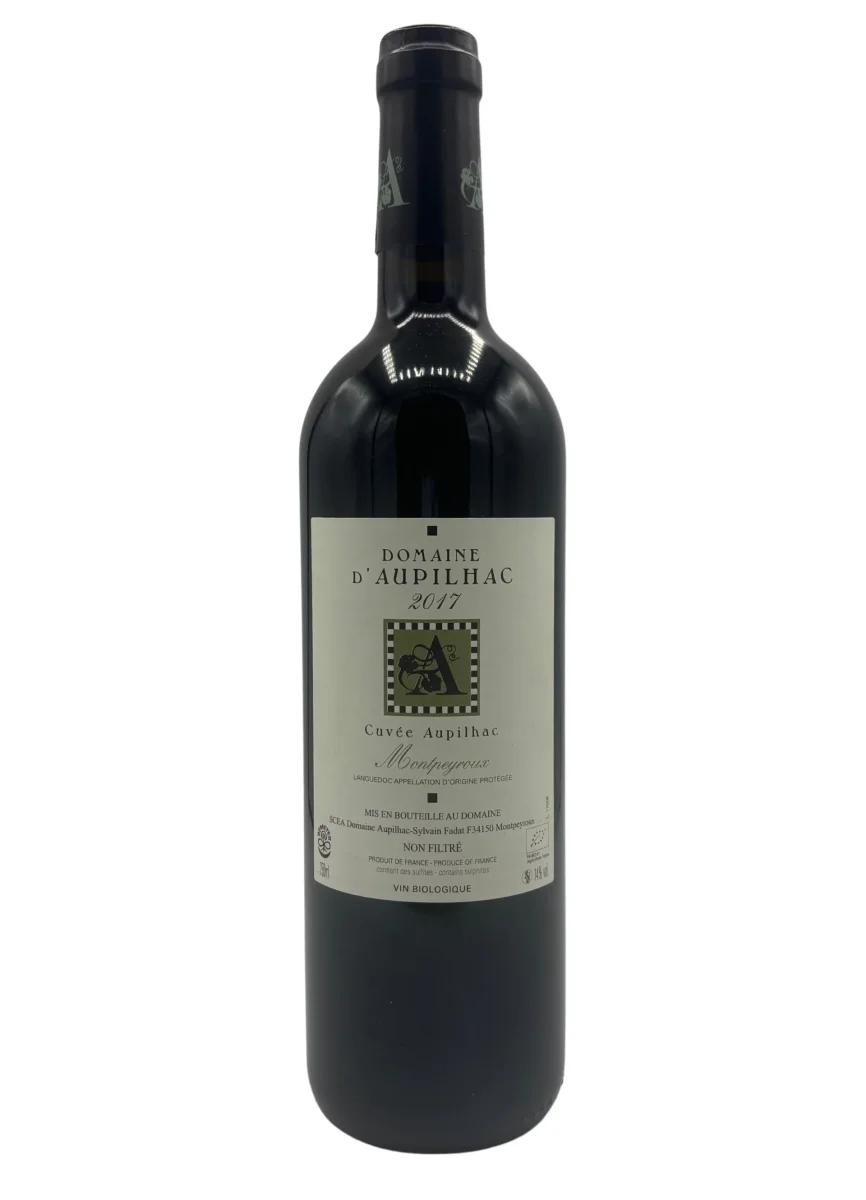 Cuvée Aupilhac 2017 - Vins Rouges Harmonieux pour Chaque Occasion - bouteille vin cuvée vin occasion