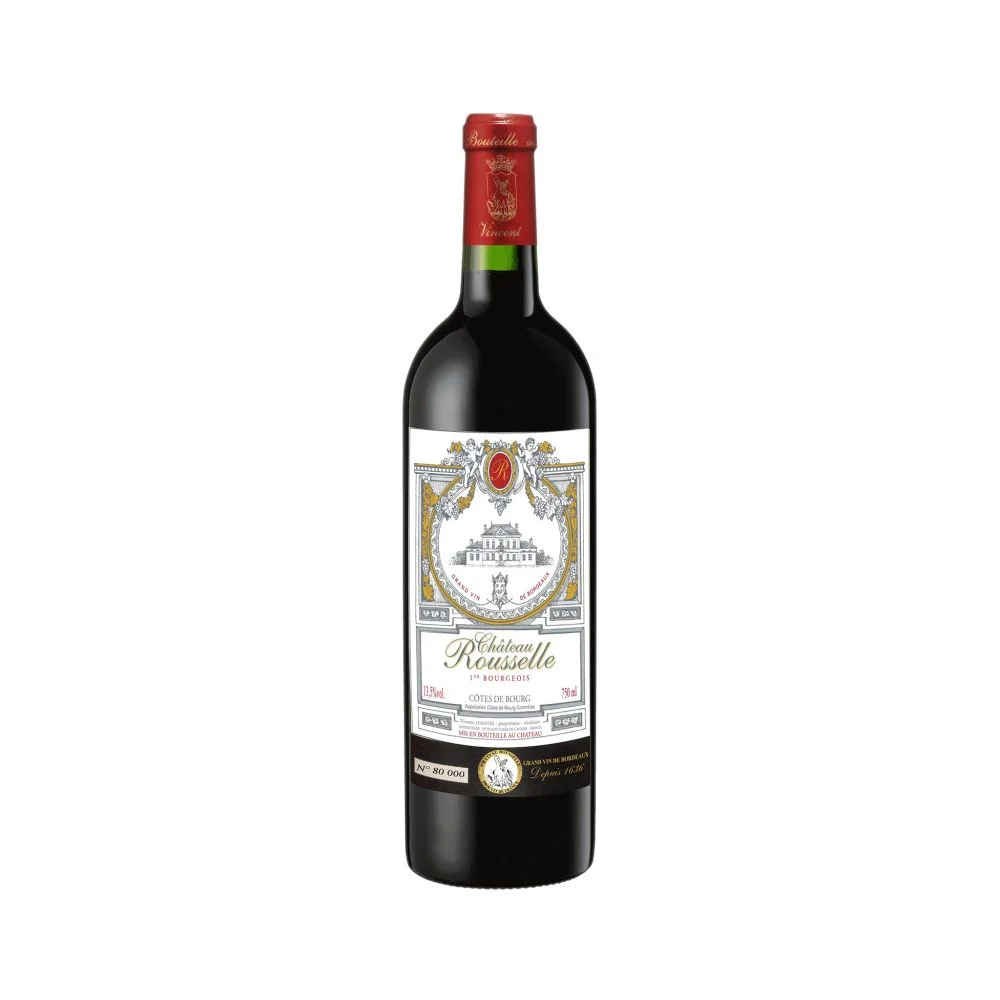 MAGNUM Château Rousselle – Côtes de Bourg – 12 Mois Barriques – 1.5L - Vins Rouges Harmonieux pour Chaque Occasion - {'count': 1, 'name': 'Whisky'}