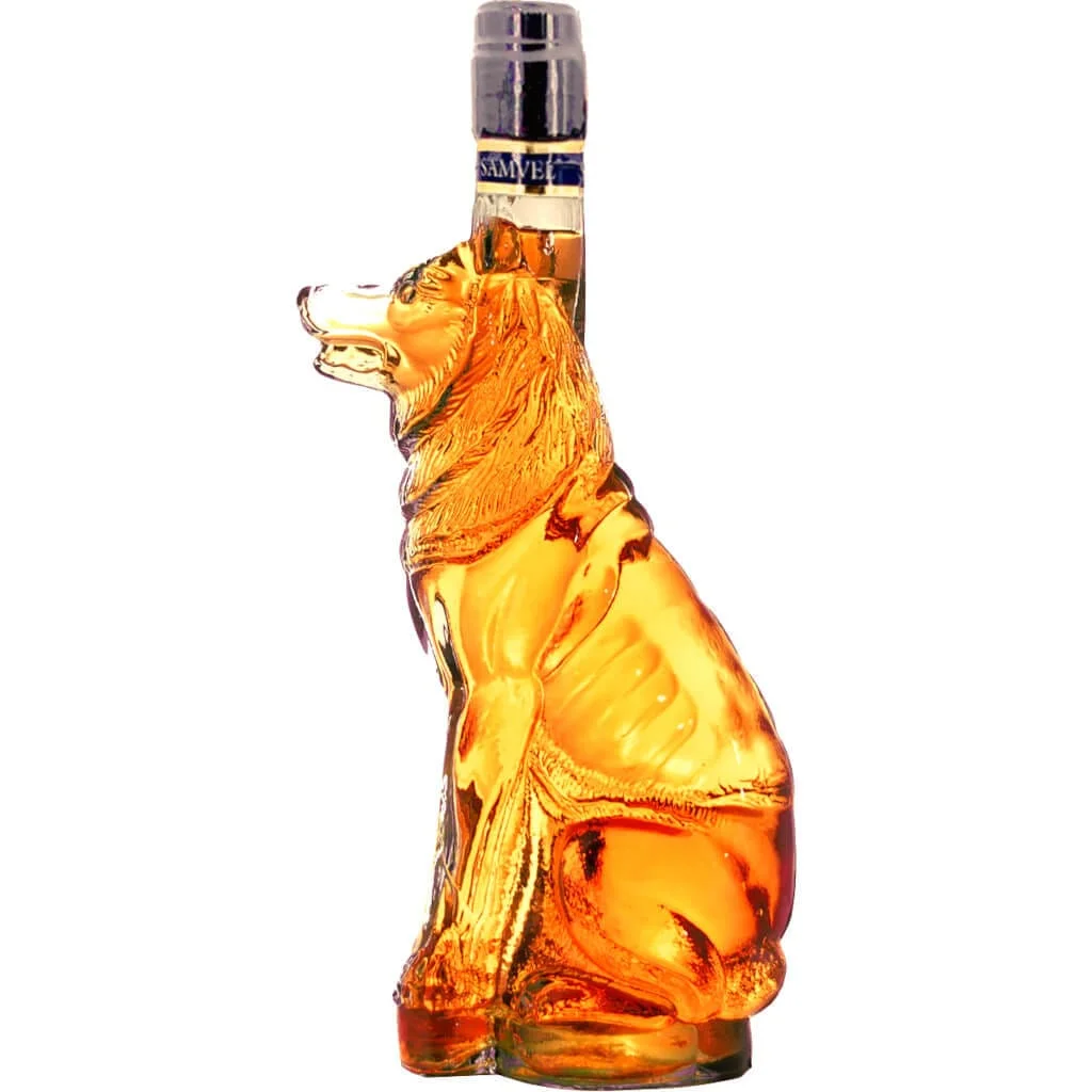 Brandy Arménien Samvel 10 ans – Chien - Vins Rouges Harmonieux pour Chaque Occasion - carafe an chien vin occasion